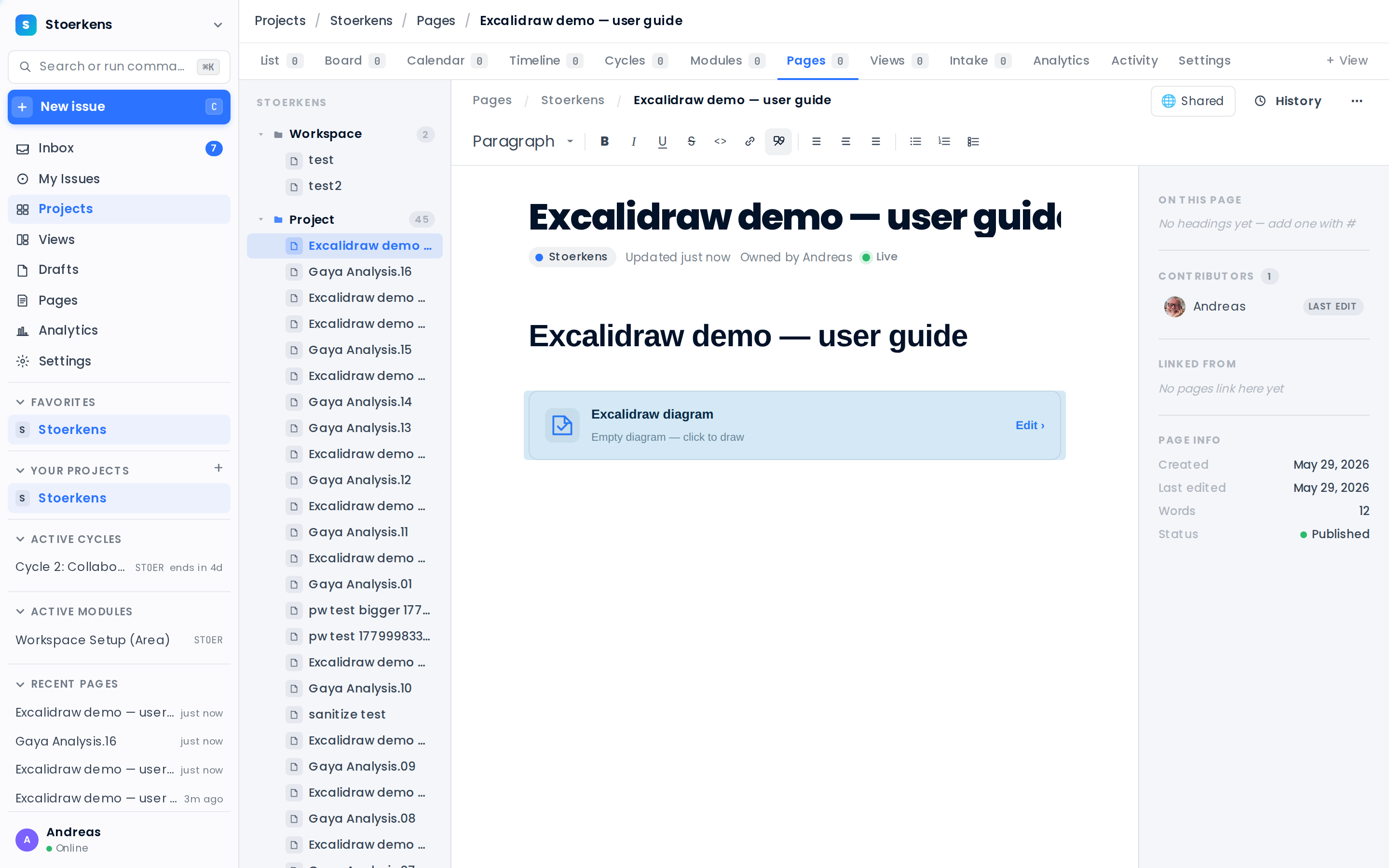 Excalidraw embed
